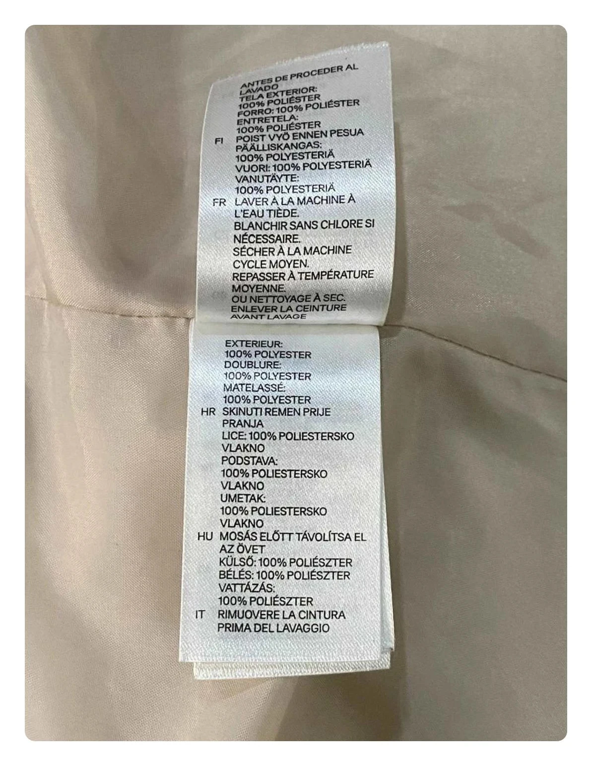 🧥 Doudoune légère H&M - Beige Nude Tamanho XL – photo 6